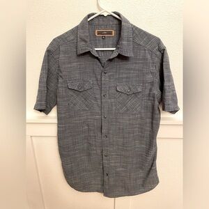 PD&C size M mens button down shirt navy